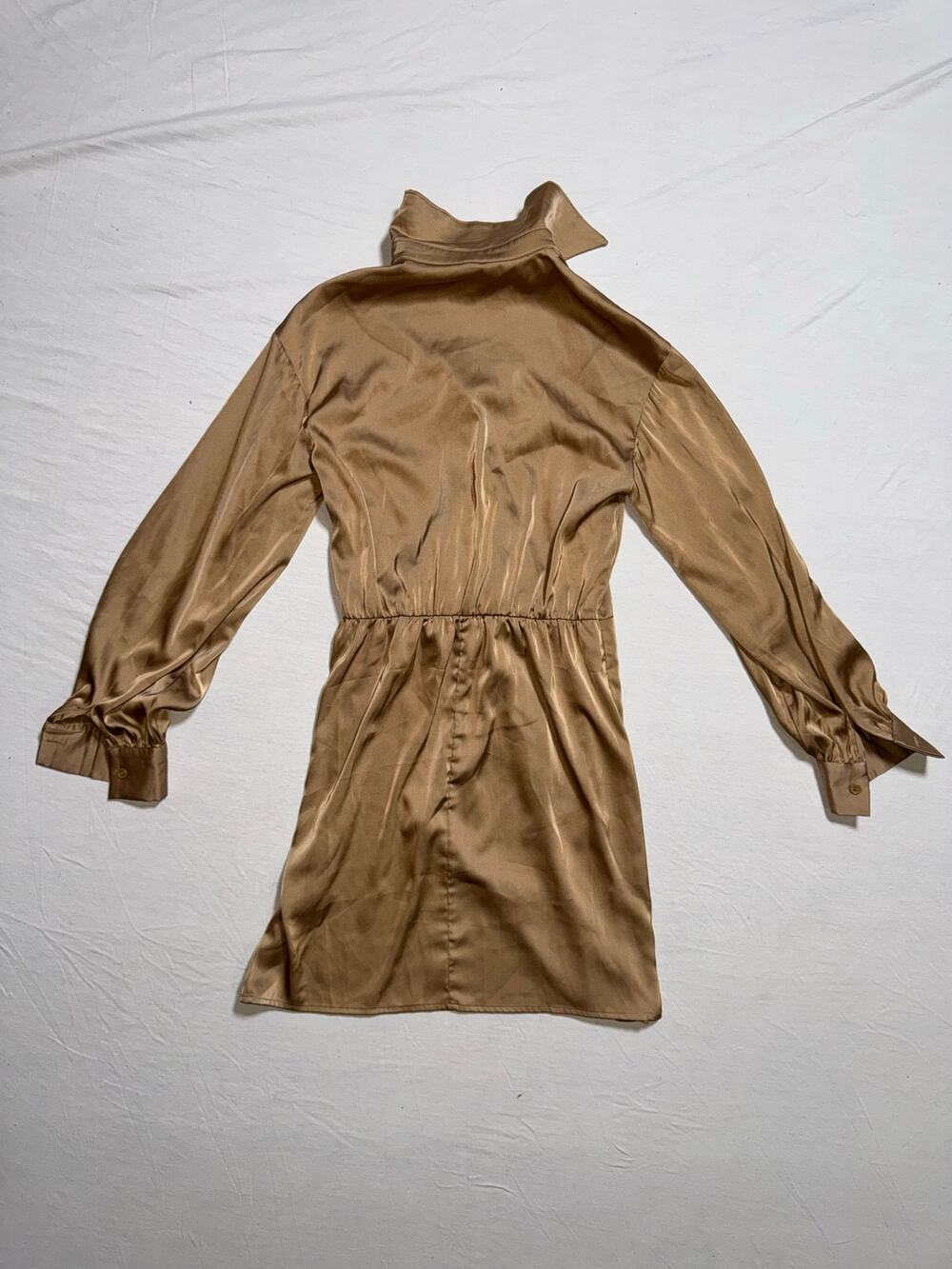 Women’s Pomelo Mini Knotted dress - In Gold Size-XS